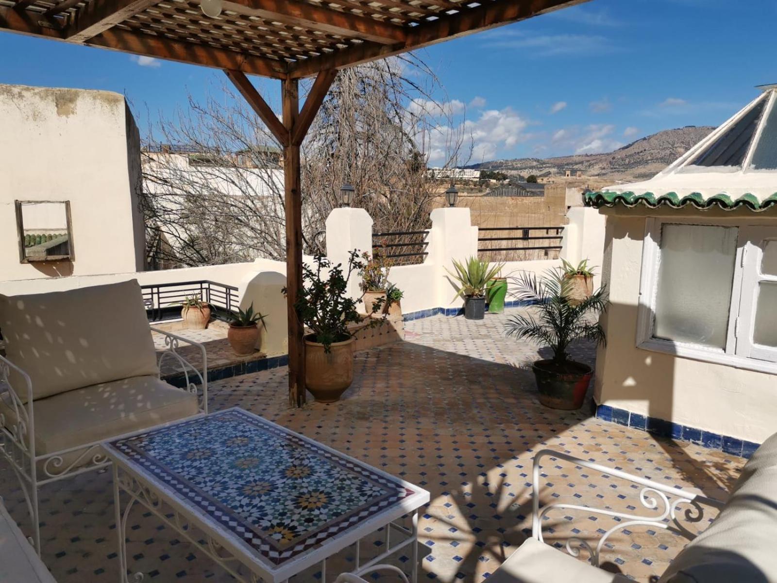 פס Riad Avec Terrasse Privee Et Piscine Partagee A 300M מראה חיצוני תמונה