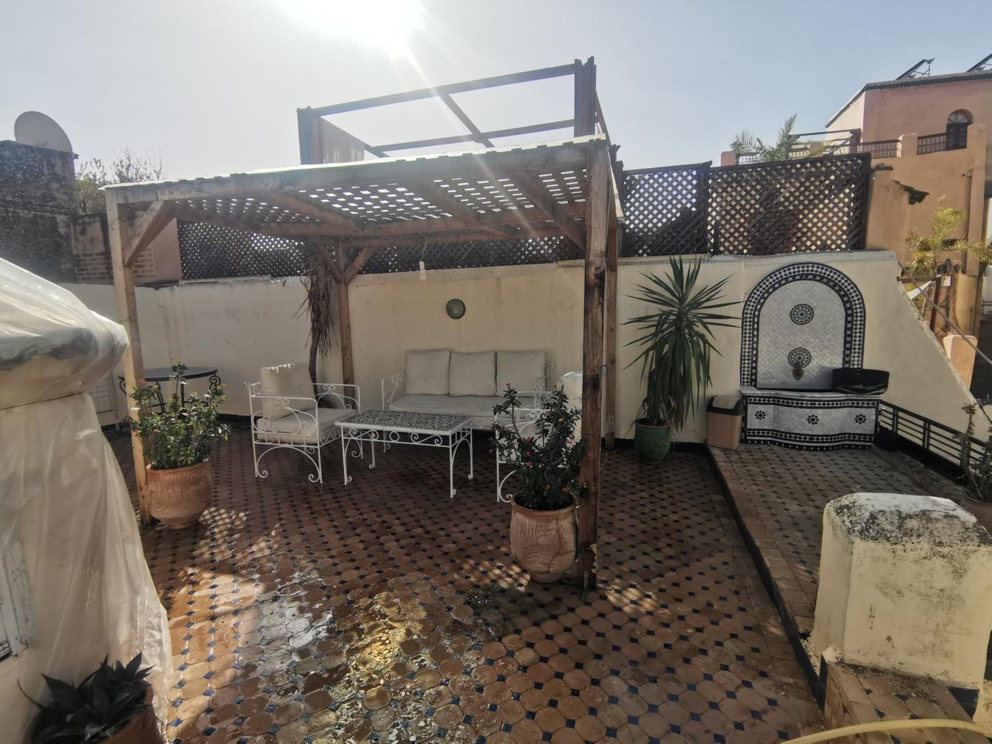 פס Riad Avec Terrasse Privee Et Piscine Partagee A 300M מראה חיצוני תמונה